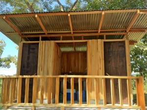 Beach Camp shower and bathroom